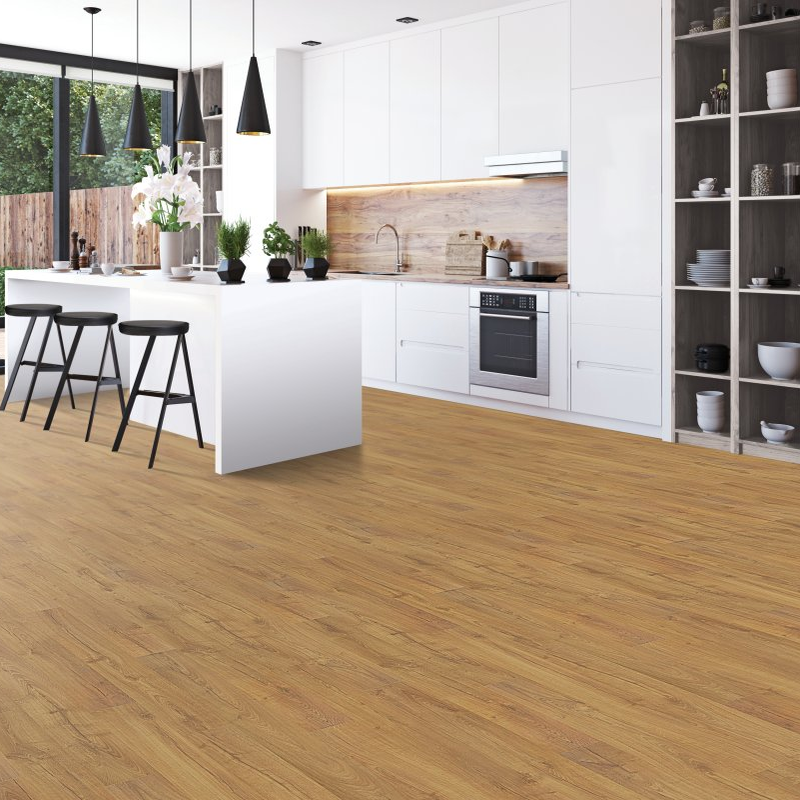 K & K Floors, Inc. providing affordable luxury vinyl flooring in Platteville, WI - Avery Grove - Honey Oak